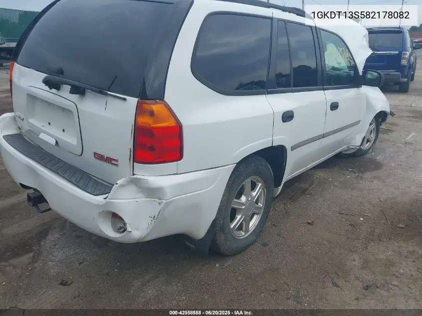 2008 GMC Envoy Sle VIN: 1GKDT13S582178082 Lot: 42558588