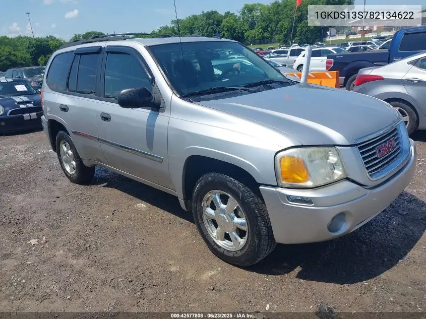 2008 GMC Envoy Sle VIN: 1GKDS13S782134622 Lot: 42577808