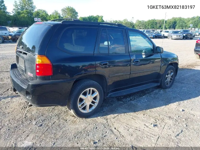 2008 GMC Envoy Denali VIN: 1GKET63MX82183197 Lot: 42775203