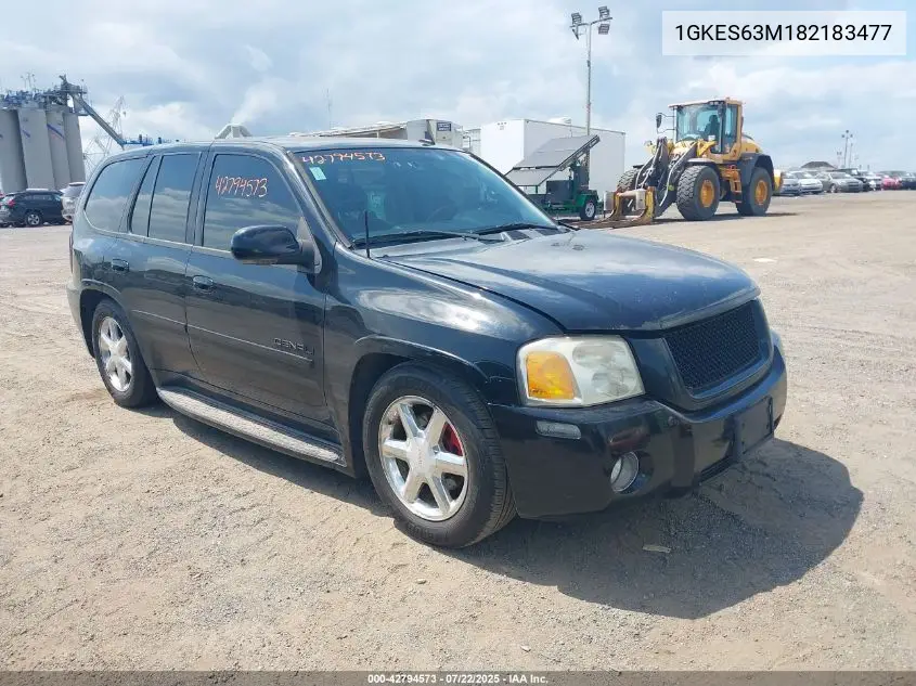 2008 GMC Envoy Denali VIN: 1GKES63M182183477 Lot: 42794573