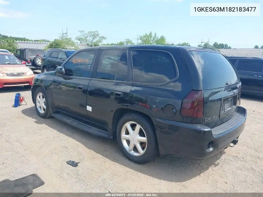 2008 GMC Envoy Denali VIN: 1GKES63M182183477 Lot: 42794573