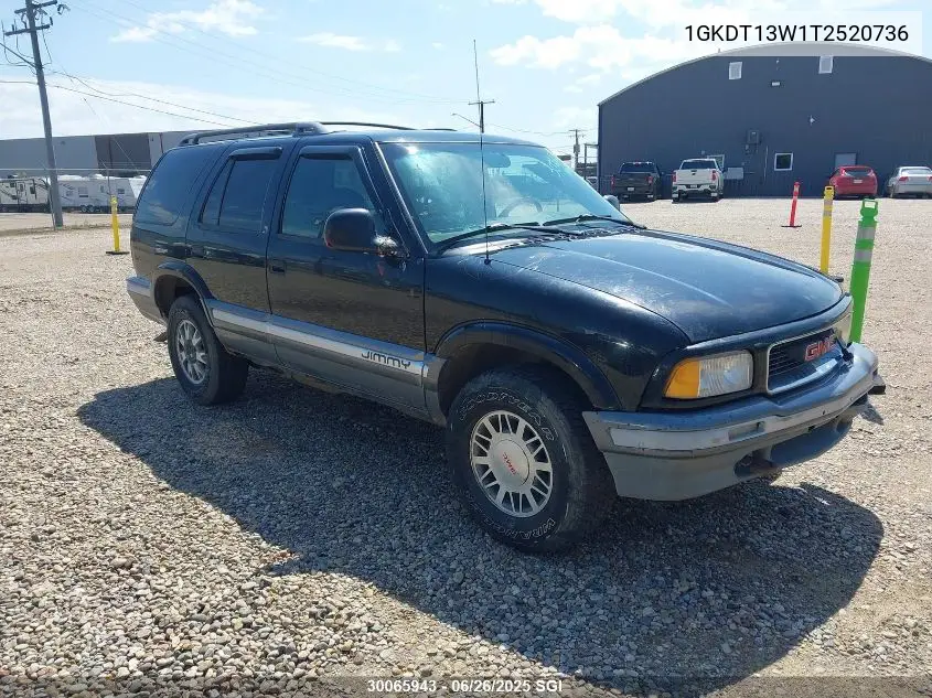 1996 GMC Jimmy VIN: 1GKDT13W1T2520736 Lot: 30065943