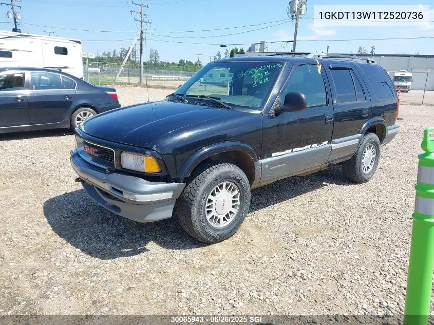 1996 GMC Jimmy VIN: 1GKDT13W1T2520736 Lot: 30065943