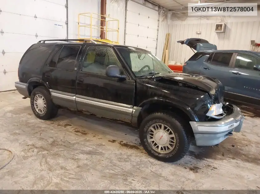 1996 GMC Jimmy VIN: 1GKDT13W8T2578004 Lot: 42428258