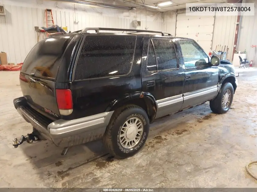 1996 GMC Jimmy VIN: 1GKDT13W8T2578004 Lot: 42428258