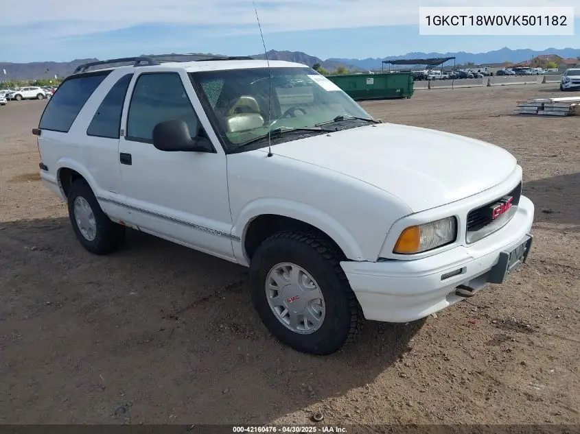 1997 GMC Jimmy Sls VIN: 1GKCT18W0VK501182 Lot: 42160476