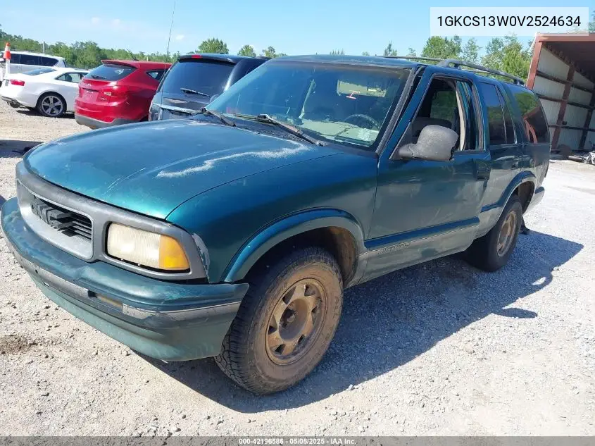 1997 GMC Jimmy Sls VIN: 1GKCS13W0V2524634 Lot: 42196586