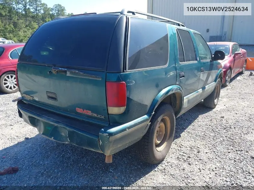 1997 GMC Jimmy Sls VIN: 1GKCS13W0V2524634 Lot: 42196586
