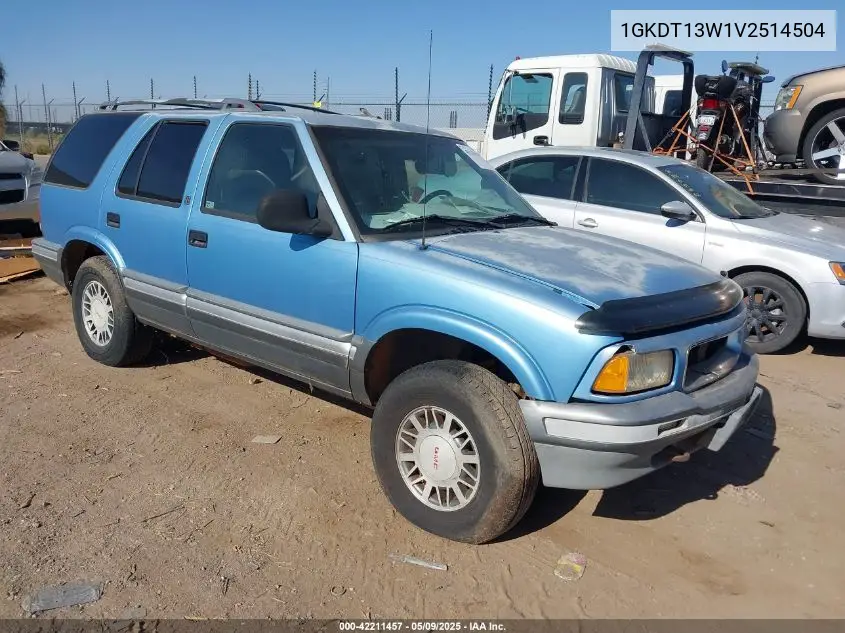 1997 GMC Jimmy Sls VIN: 1GKDT13W1V2514504 Lot: 42211457