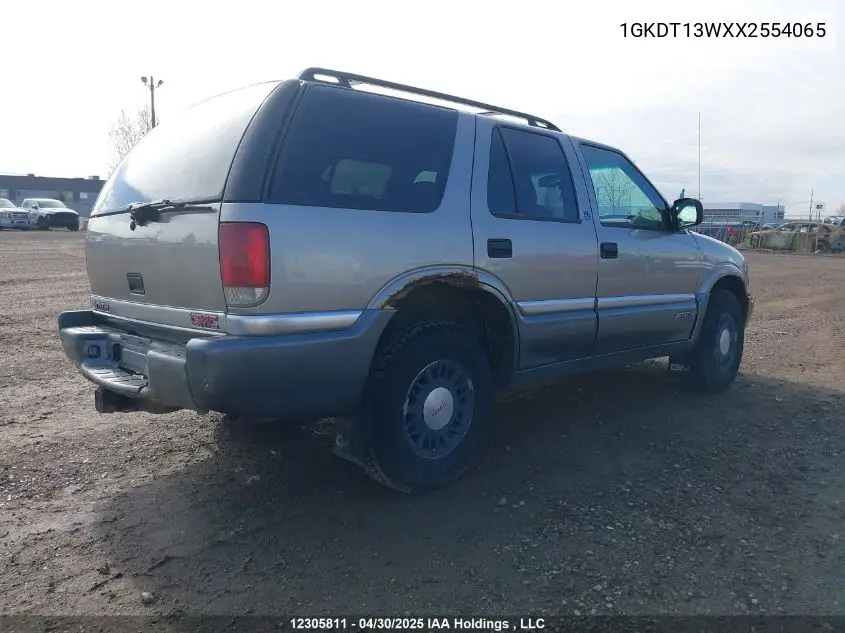 1999 GMC Jimmy VIN: 1GKDT13WXX2554065 Lot: 12305811