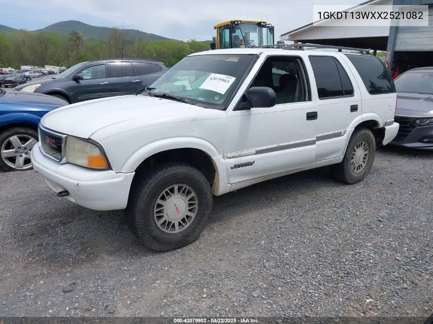 1999 GMC Jimmy Sle VIN: 1GKDT13WXX2521082 Lot: 42079903