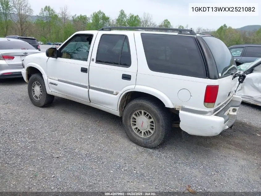 1999 GMC Jimmy Sle VIN: 1GKDT13WXX2521082 Lot: 42079903