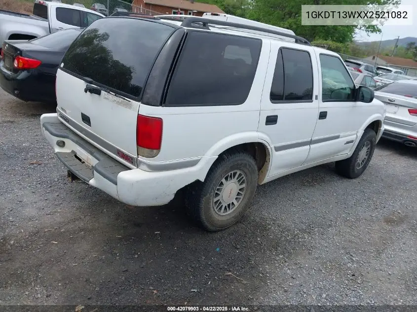 1999 GMC Jimmy Sle VIN: 1GKDT13WXX2521082 Lot: 42079903