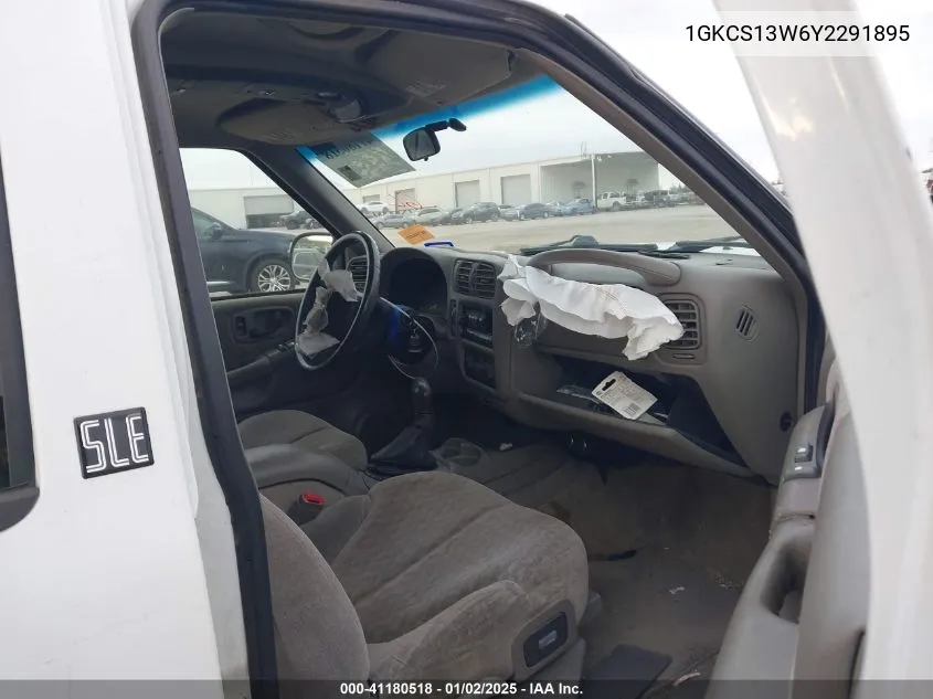 2000 GMC Jimmy Sle VIN: 1GKCS13W6Y2291895 Lot: 41180518
