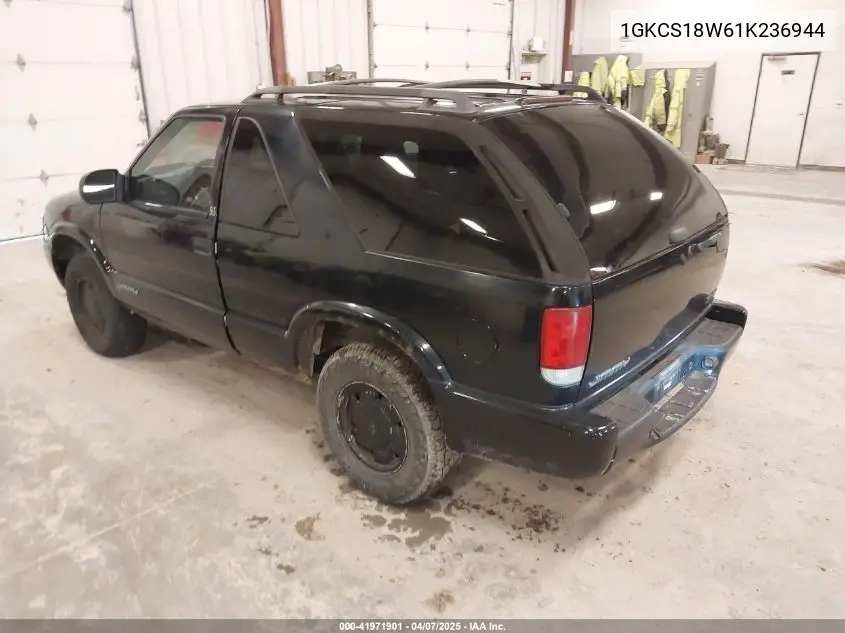 2001 GMC Jimmy Sls VIN: 1GKCS18W61K236944 Lot: 41971901