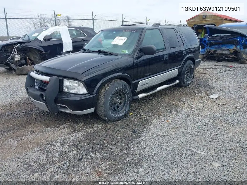 2001 GMC Jimmy Jde W/1Sh/1Sj VIN: 1GKDT63W912109501 Lot: 42105663