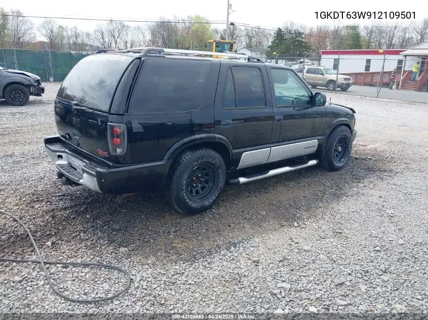 2001 GMC Jimmy Jde W/1Sh/1Sj VIN: 1GKDT63W912109501 Lot: 42105663