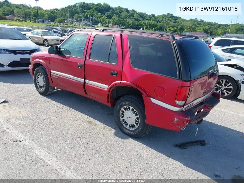 2001 GMC Jimmy Sle VIN: 1GKDT13W912161018 Lot: 42348159