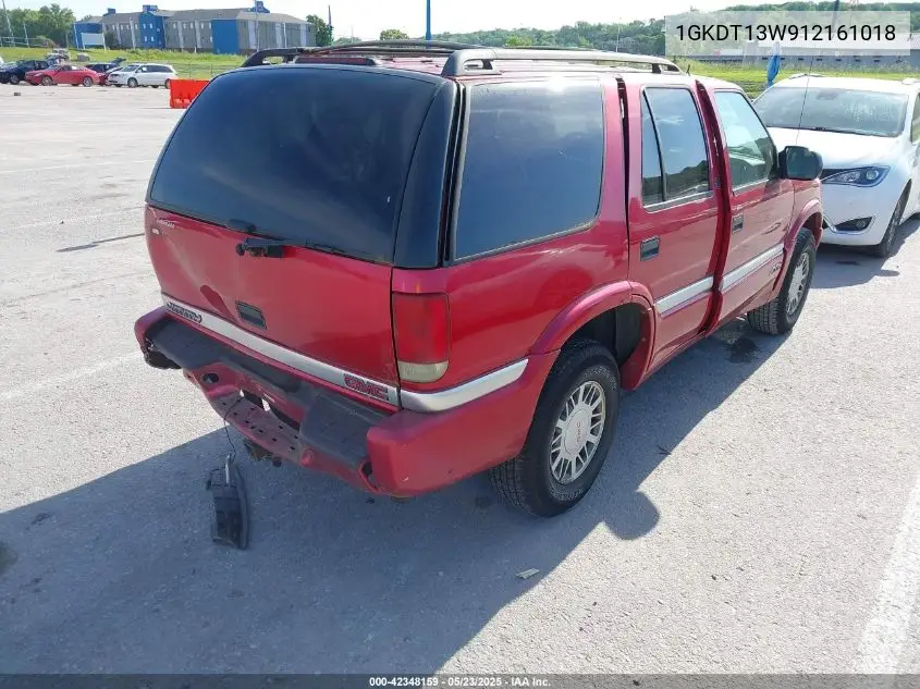 2001 GMC Jimmy Sle VIN: 1GKDT13W912161018 Lot: 42348159