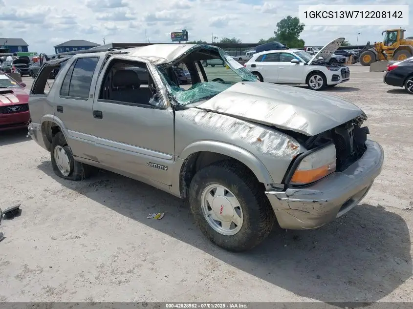 2001 GMC Jimmy Slt VIN: 1GKCS13W712208142 Lot: 42628982