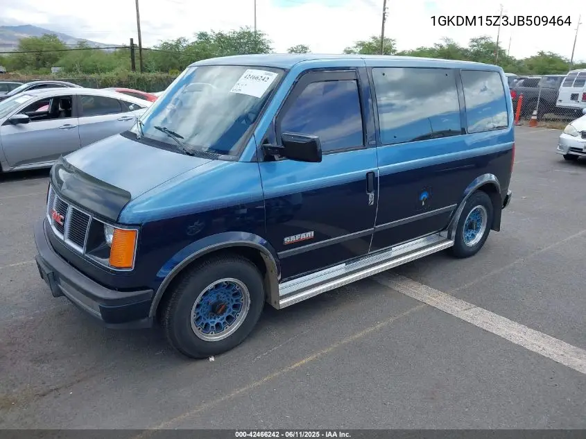 1988 GMC Safari Sl VIN: 1GKDM15Z3JB509464 Lot: 42466242