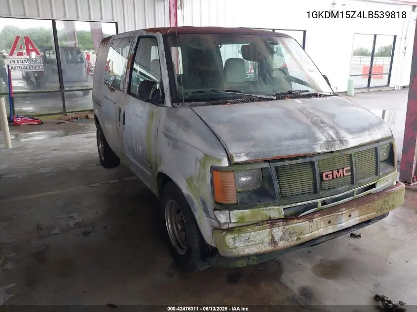 1990 GMC Safari VIN: 1GKDM15Z4LB539818 Lot: 42476311