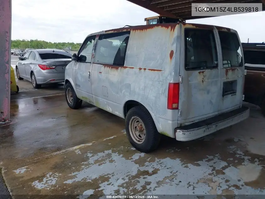 1990 GMC Safari VIN: 1GKDM15Z4LB539818 Lot: 42476311