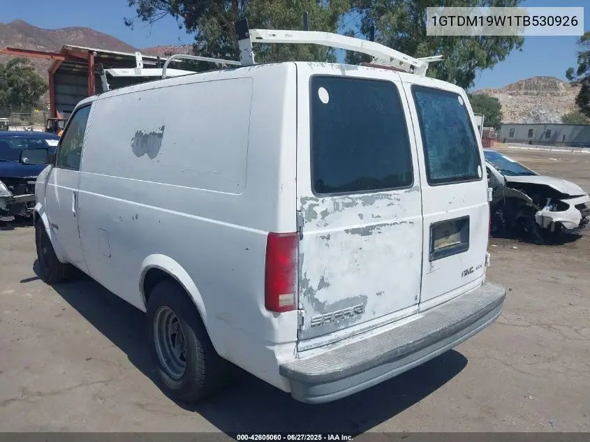 1996 GMC Safari Xt VIN: 1GTDM19W1TB530926 Lot: 42605060