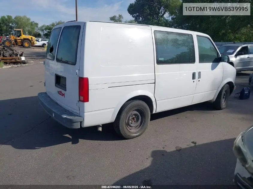 1997 GMC Safari Sl VIN: 1GTDM19W6VB539995 Lot: 42396283