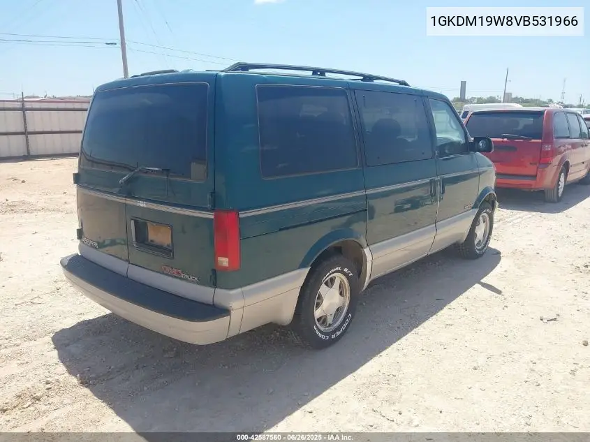 1997 GMC Safari Slx Cmi VIN: 1GKDM19W8VB531966 Lot: 42587560