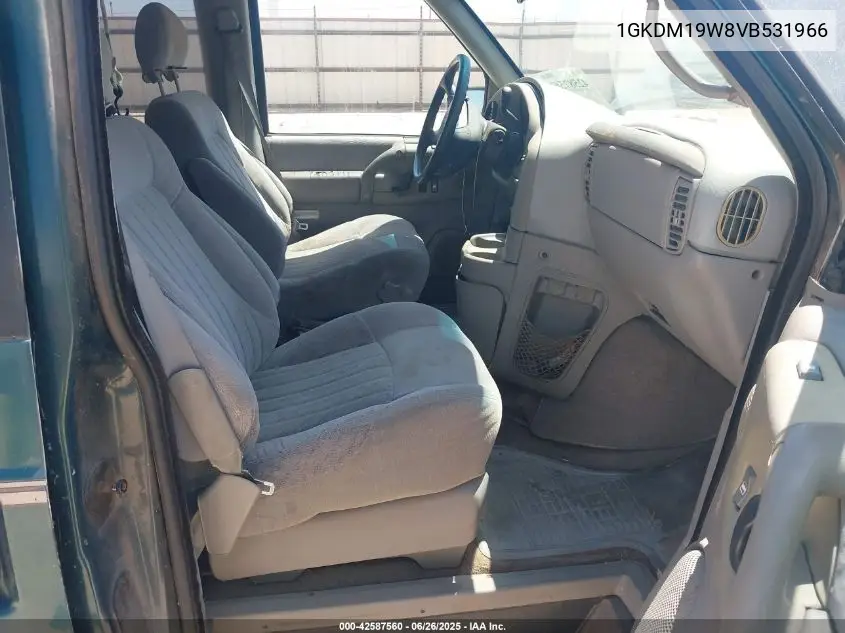 1997 GMC Safari Slx Cmi VIN: 1GKDM19W8VB531966 Lot: 42587560