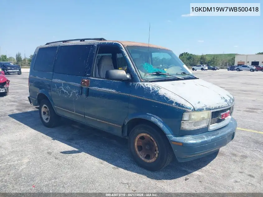 1998 GMC Safari Sle VIN: 1GKDM19W7WB500418 Lot: 42072710