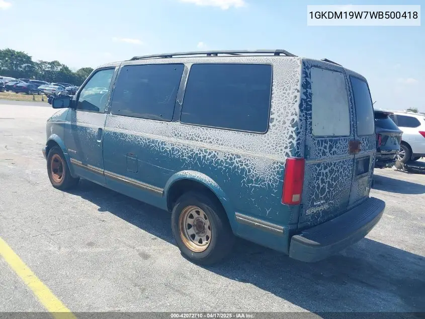 1998 GMC Safari Sle VIN: 1GKDM19W7WB500418 Lot: 42072710