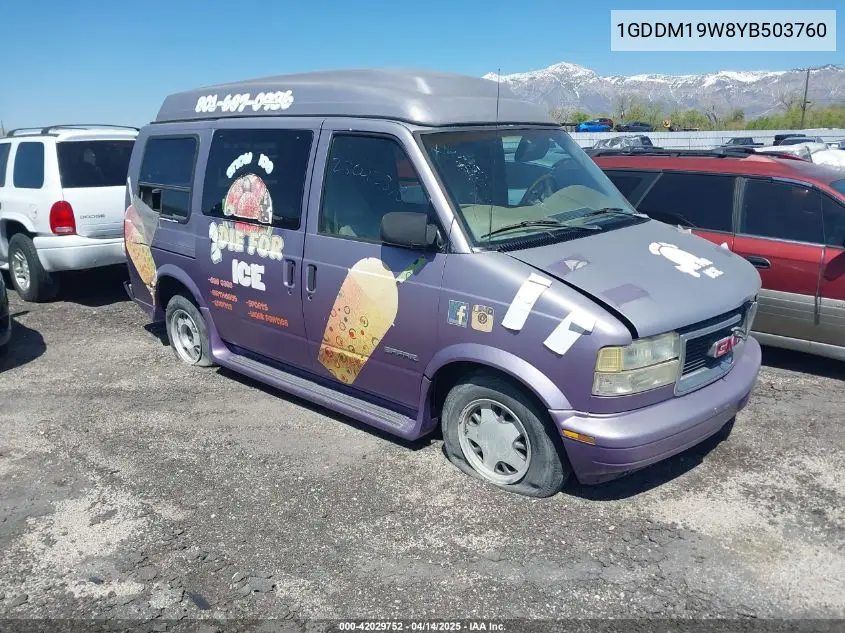 2000 GMC Safari Upfitter Pkg. VIN: 1GDDM19W8YB503760 Lot: 42029752