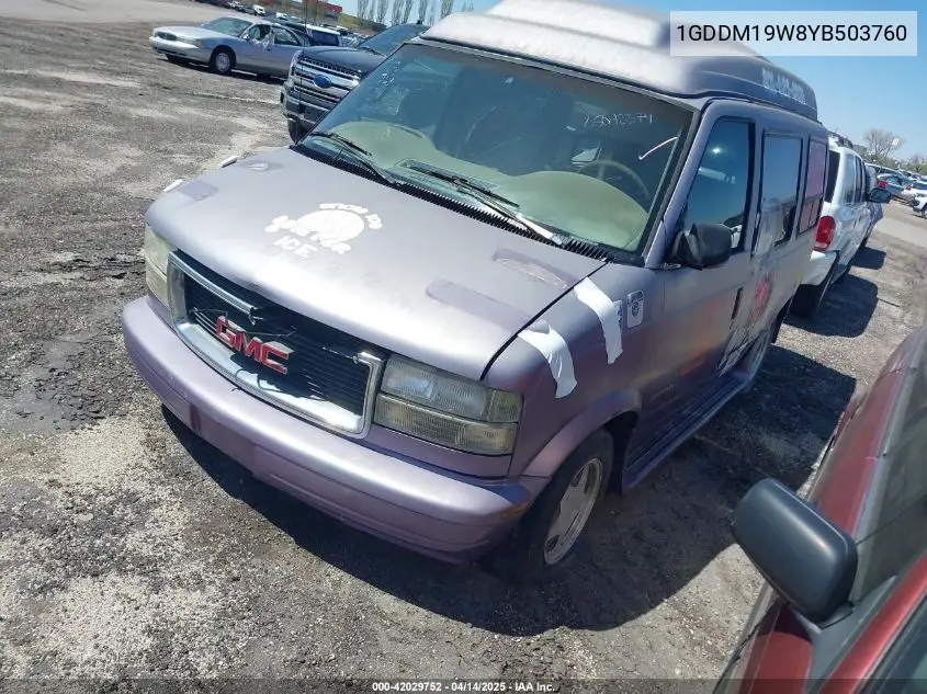 2000 GMC Safari Upfitter Pkg. VIN: 1GDDM19W8YB503760 Lot: 42029752