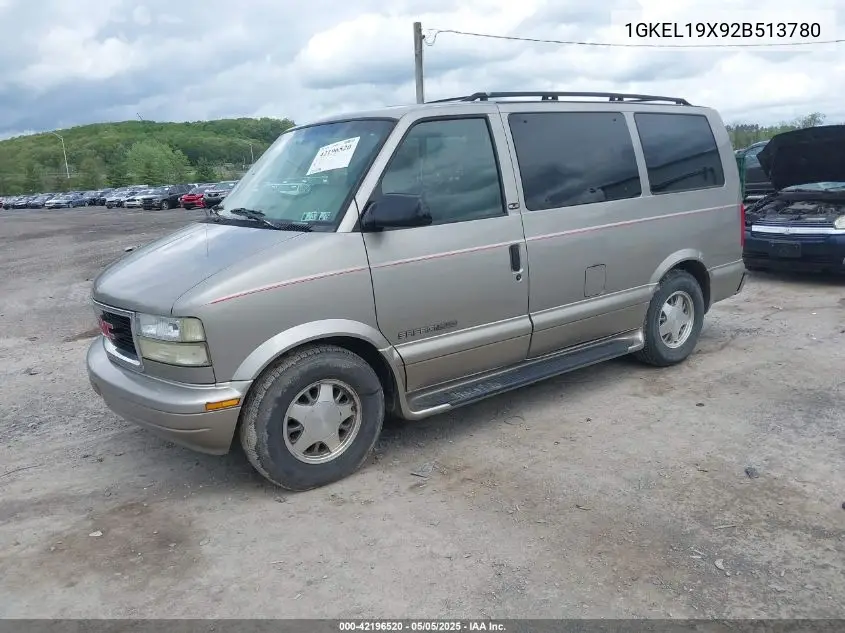 2002 GMC Safari Sle VIN: 1GKEL19X92B513780 Lot: 42196520