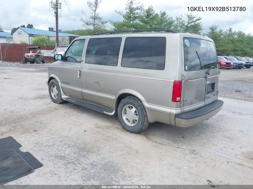 2002 GMC Safari Sle VIN: 1GKEL19X92B513780 Lot: 42196520