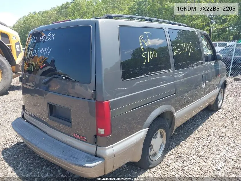 2002 GMC Safari Sle VIN: 1GKDM19X22B512205 Lot: 42459029