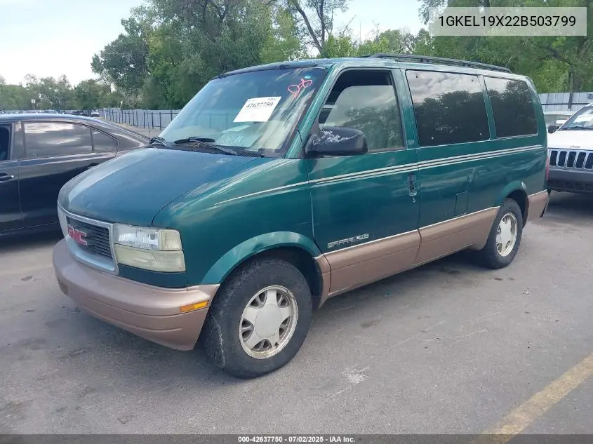 2002 GMC Safari Sle VIN: 1GKEL19X22B503799 Lot: 42637750