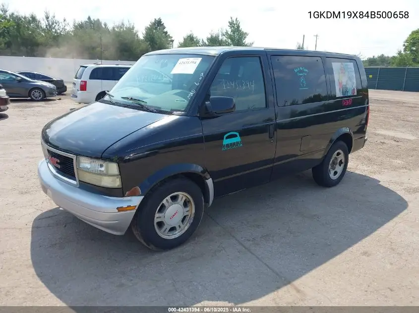 2004 GMC Safari VIN: 1GKDM19X84B500658 Lot: 42431394
