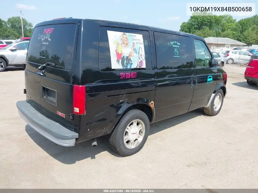 2004 GMC Safari VIN: 1GKDM19X84B500658 Lot: 42431394