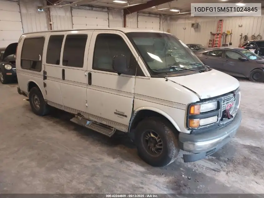 1996 GMC Savana Rv G1500 VIN: 1GDFG15M5T1024845 Lot: 42244609
