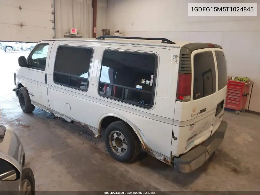 1996 GMC Savana Rv G1500 VIN: 1GDFG15M5T1024845 Lot: 42244609