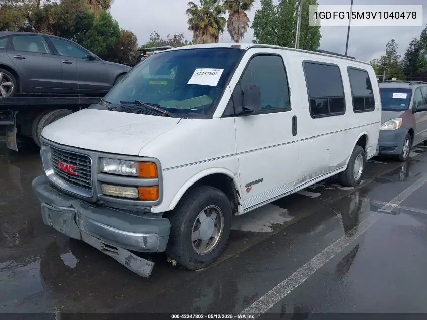 1997 GMC Savana Rv VIN: 1GDFG15M3V1040478 Lot: 42247802