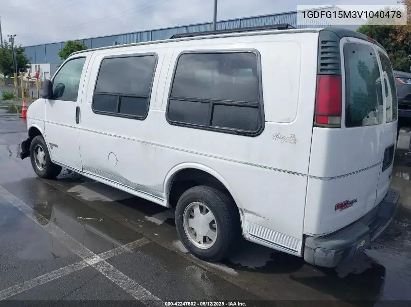 1997 GMC Savana Rv VIN: 1GDFG15M3V1040478 Lot: 42247802