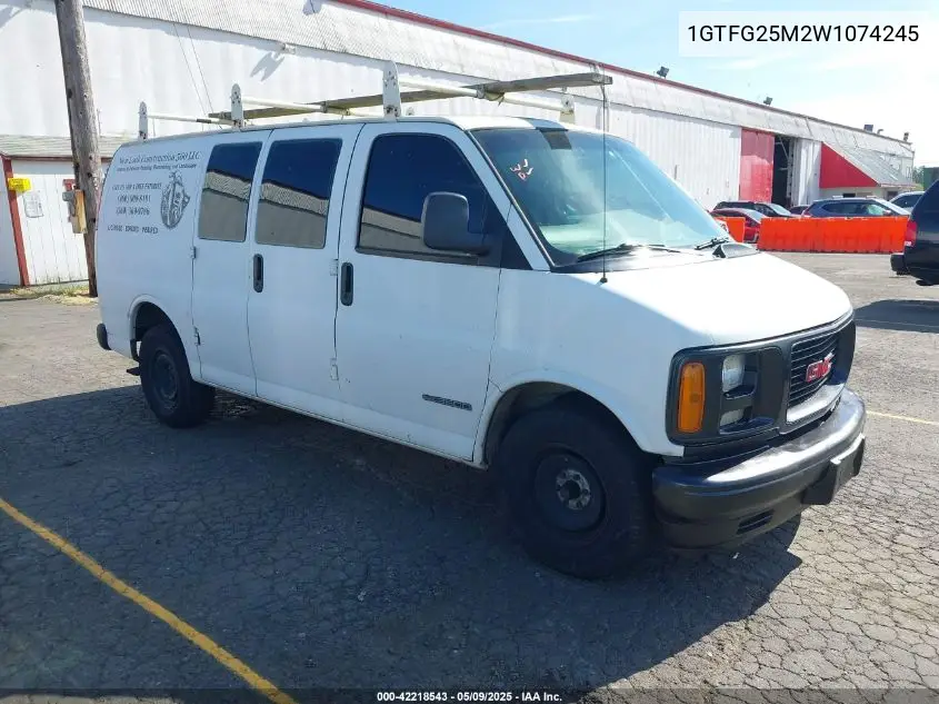 1998 GMC Savana Standard VIN: 1GTFG25M2W1074245 Lot: 42218543