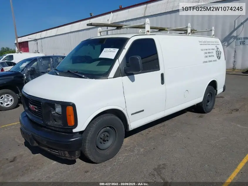 1998 GMC Savana Standard VIN: 1GTFG25M2W1074245 Lot: 42218543