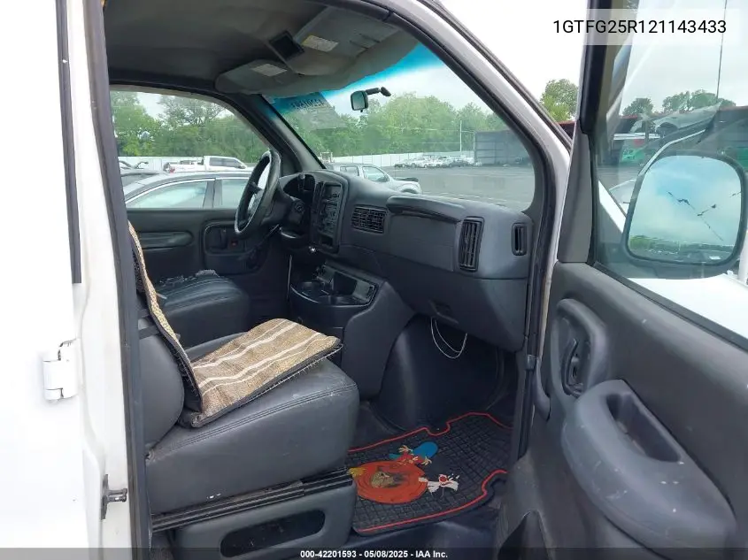 2002 GMC Savana Standard VIN: 1GTFG25R121143433 Lot: 42201593
