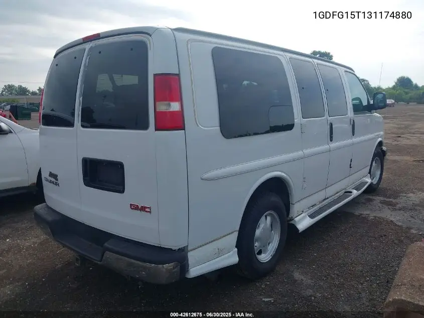 2003 GMC Savana Rv G1500 VIN: 1GDFG15T131174880 Lot: 42612675