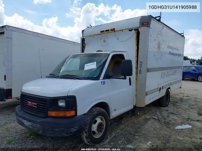 2004 GMC Savana Cutaway G3500 VIN: 1GDHG31U141905988 Lot: 42627610